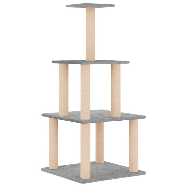 Arbre À Chat Avec Griffoirs En Sisal 111 Cm