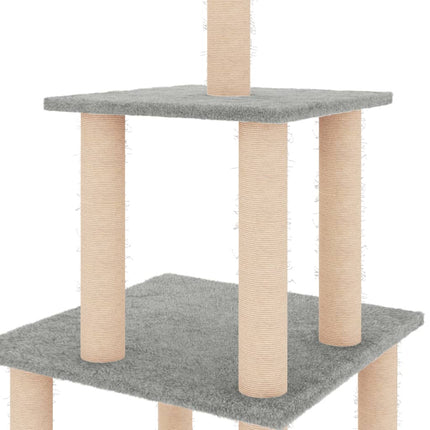 Arbre À Chat Avec Griffoirs En Sisal 111 Cm