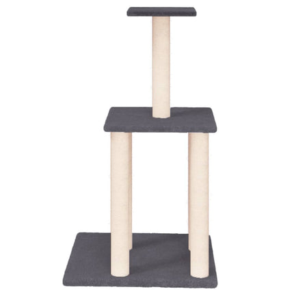 Arbre À Chat Avec Griffoirs En Sisal 85,5 Cm