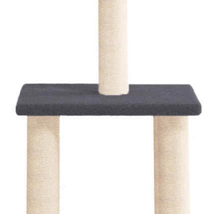 Arbre À Chat Avec Griffoirs En Sisal 85,5 Cm