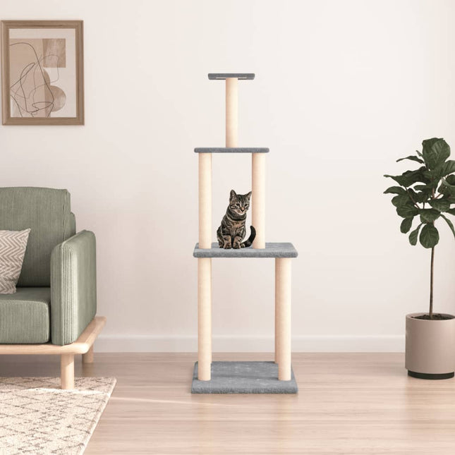 Arbre À Chat Avec Griffoirs En Sisal 149 Cm