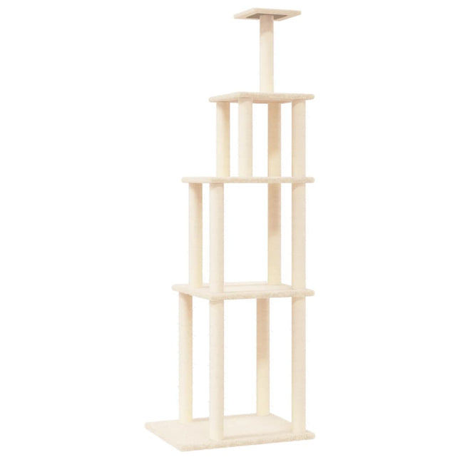 Arbre À Chat Avec Griffoirs En Sisal 183 Cm