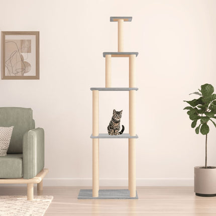 Arbre À Chat Avec Griffoirs En Sisal 183 Cm