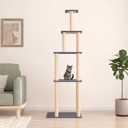 Arbre À Chat Avec Griffoirs En Sisal 183 Cm