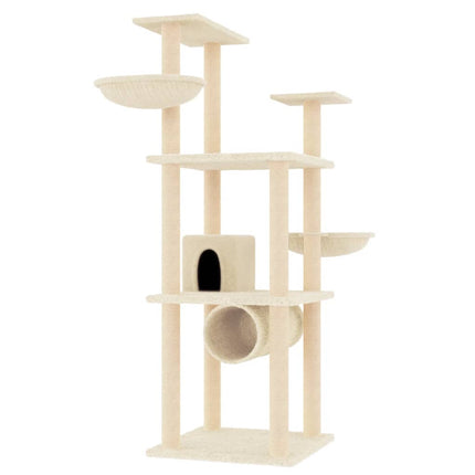 Arbre À Chat Avec Griffoirs En Sisal 141 Cm