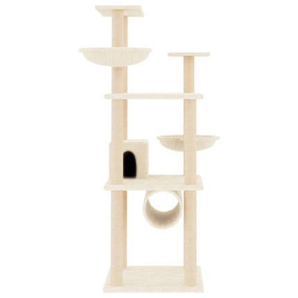 Arbre À Chat Avec Griffoirs En Sisal 141 Cm