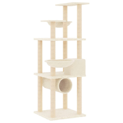 Arbre À Chat Avec Griffoirs En Sisal 141 Cm
