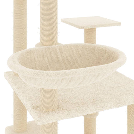 Arbre À Chat Avec Griffoirs En Sisal 141 Cm