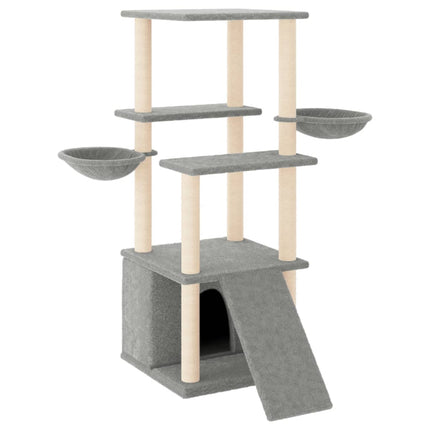 Arbre À Chat Avec Griffoirs En Sisal 133 Cm