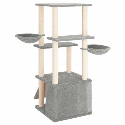 Arbre À Chat Avec Griffoirs En Sisal 133 Cm