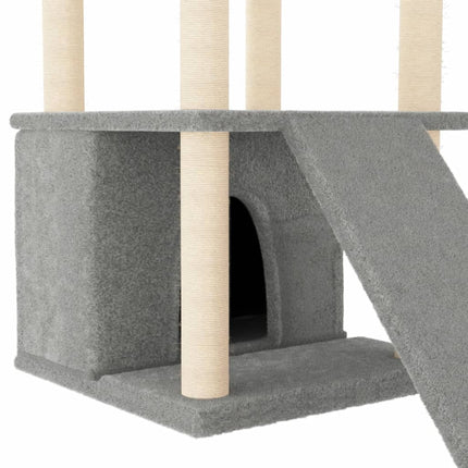 Arbre À Chat Avec Griffoirs En Sisal 133 Cm
