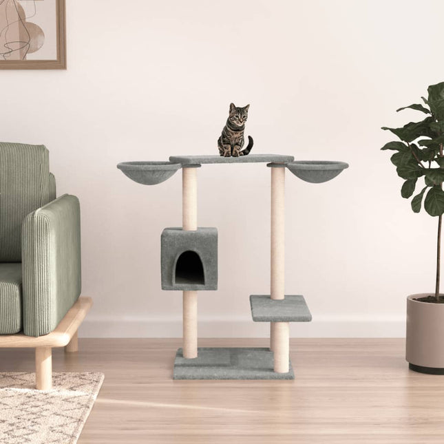 Arbre À Chat Avec Griffoirs 82 Cm
