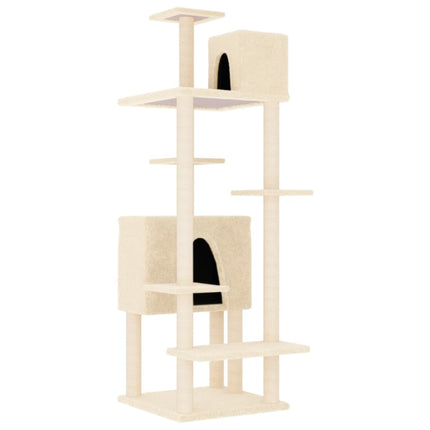 Arbre À Chat Avec Griffoirs En Sisal 154 Cm