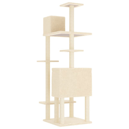 Arbre À Chat Avec Griffoirs En Sisal 154 Cm