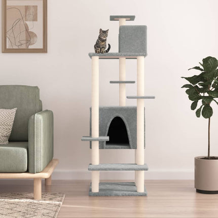 Arbre À Chat Avec Griffoirs En Sisal 154 Cm
