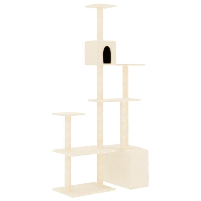Arbre À Chat Avec Griffoirs En Sisal 180 Cm