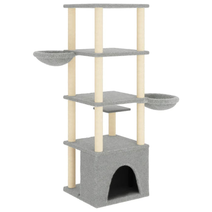 Arbre À Chat Avec Griffoirs En Sisal 147 Cm