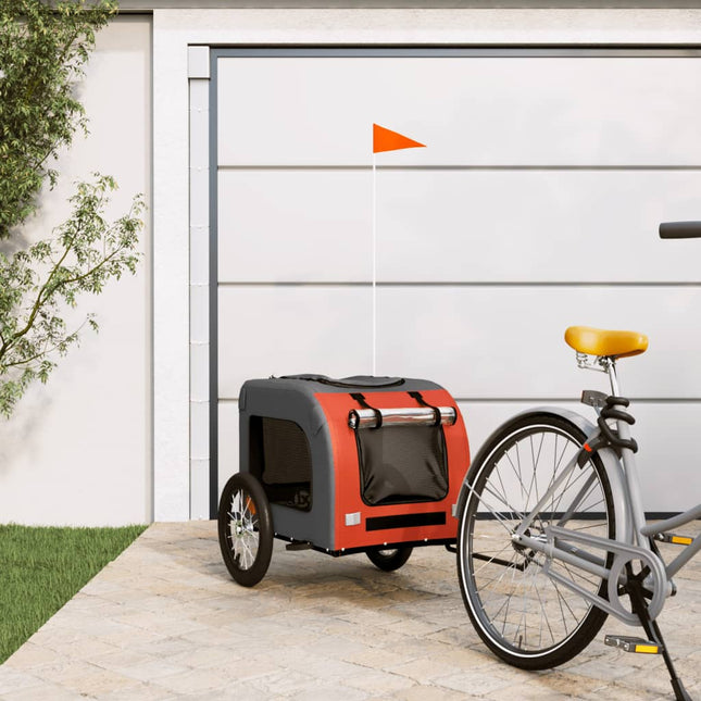 Remorque De Vélo Pour Animaux De Compagnie Et Gris