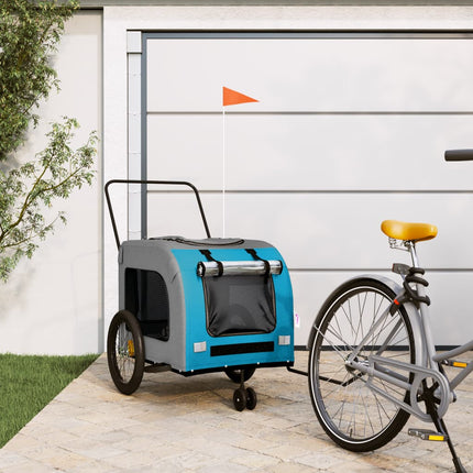 Remorque De Vélo Pour Animaux De Compagnie Et Gris