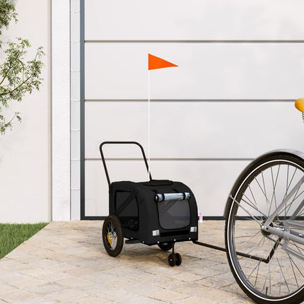 Remorque De Vélo Pour Animaux De Compagnie Et Noir