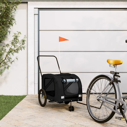 Remorque De Vélo Pour Animaux De Compagnie Et Noir