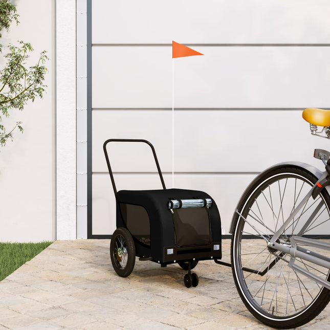 Remorque De Vélo Pour Animaux De Compagnie Et Noir