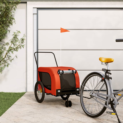 Remorque De Vélo Pour Animaux De Compagnie Et Noir