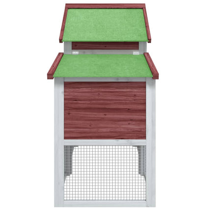 Poulailler Moka 186,5X58,5X113 Cm Bois Massif De Pin