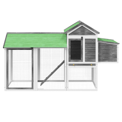 Poulailler 193X65X117 Cm Bois Massif De Pin