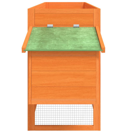 Poulailler 204X50X84 Cm Bois Massif De Pin