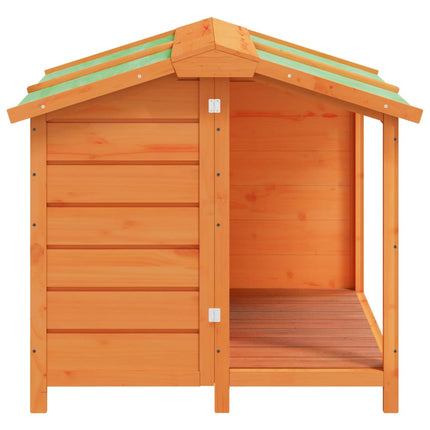 Chenil 96X87X80,5 Cm Bois De Pin Solide
