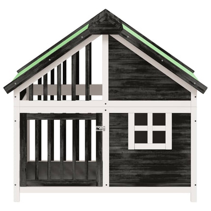 Chenil 96X60,5X87 Cm Bois De Pin Solide
