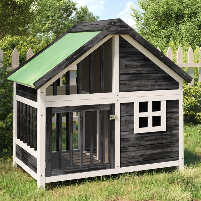 Chenil 96X60,5X87 Cm Bois De Pin Solide