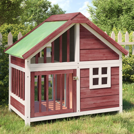 Chenil 96X60,5X87 Cm Bois De Pin Solide