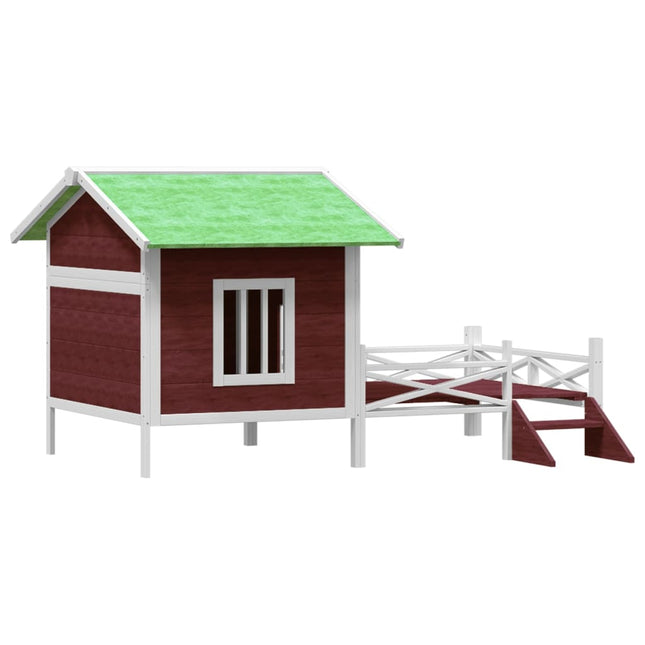Chenil Moka 159X120X88,5 Cm Bois De Pin Solide
