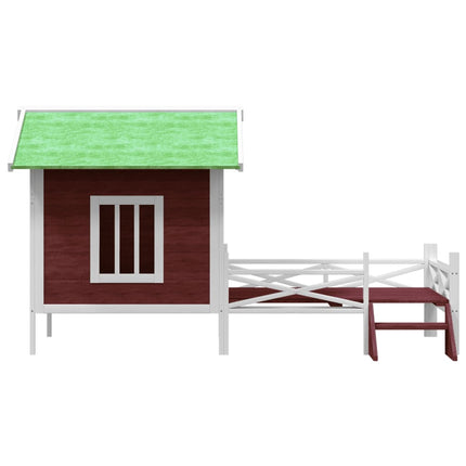 Chenil Moka 159X120X88,5 Cm Bois De Pin Solide