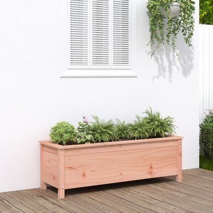 Lit Surélevé De Jardin Noir 199,5X40X39 Cm Bois De Pin Massif