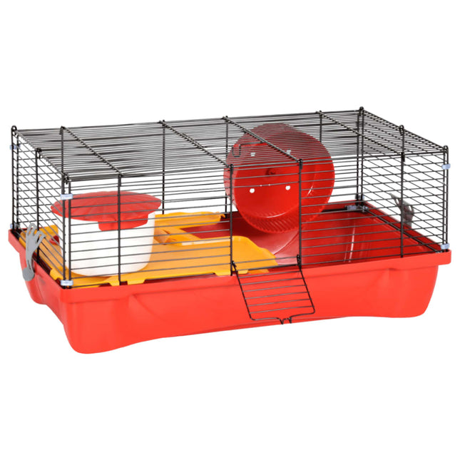 Cage Pour Hamsters Polypropylène Et Métal
