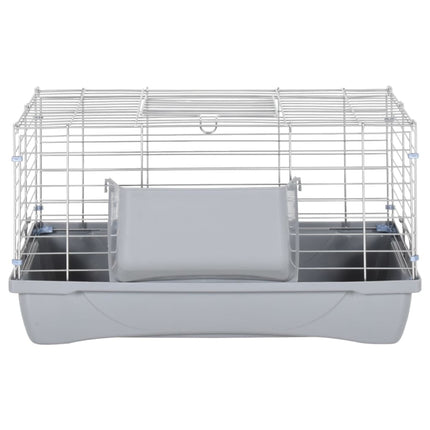 Cage Pour Petits Animaux Gris Pp Et Métal