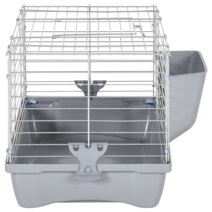 Cage Pour Petits Animaux Gris Pp Et Métal