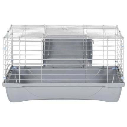 Cage Pour Petits Animaux Gris Pp Et Métal