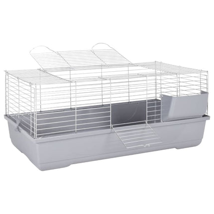 Cage Pour Petits Animaux Gris Pp Et Métal