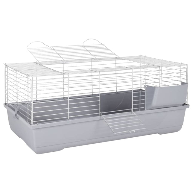 Cage Pour Petits Animaux Gris Pp Et Métal