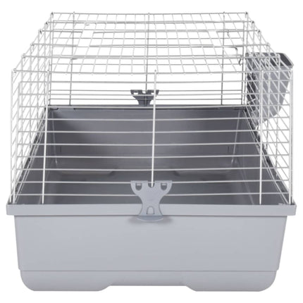 Cage Pour Petits Animaux Gris Pp Et Métal
