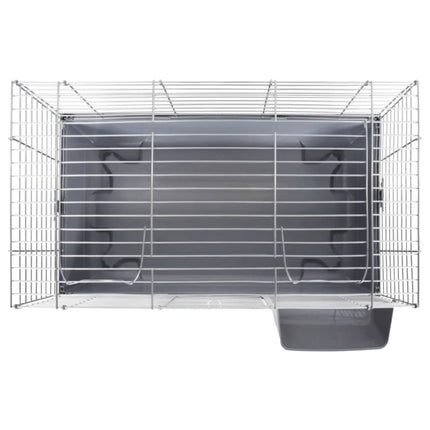 Cage Pour Petits Animaux Gris Pp Et Métal