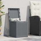 90 l / Gris / Design en rotin