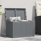 180 l / Gris / Design en rotin