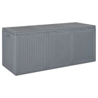 270 l / Gris / Design en rotin