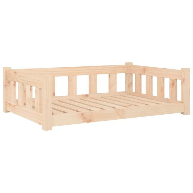 Lit Pour Chien 95,5X65,5X28 Cm Bois De Pin Solide