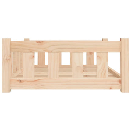 Lit Pour Chien 95,5X65,5X28 Cm Bois De Pin Solide